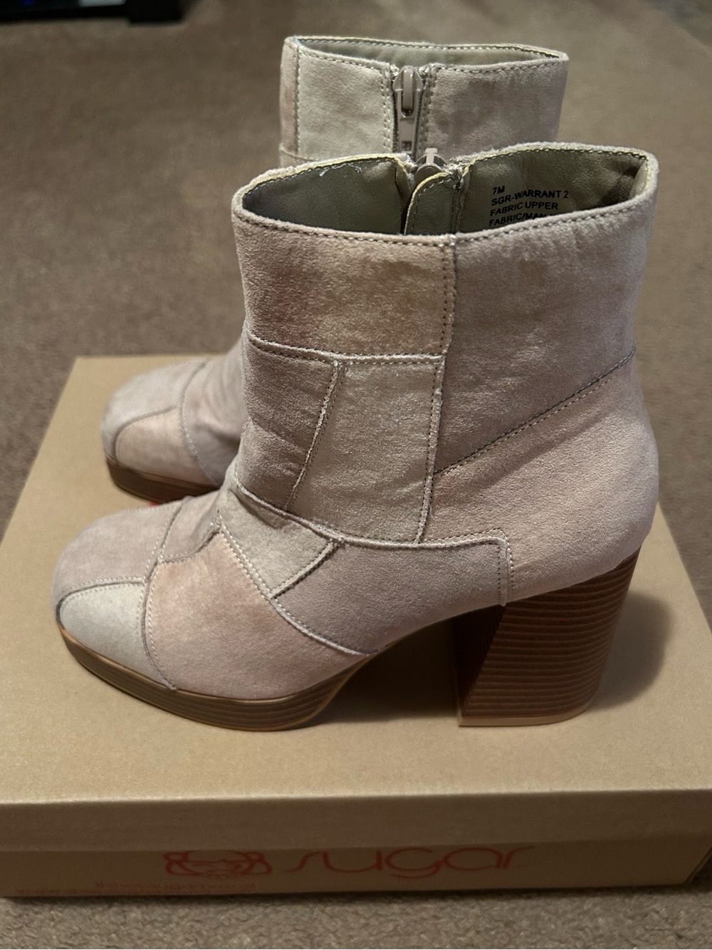 SUGAR Warrant 2 Patchwork Boots